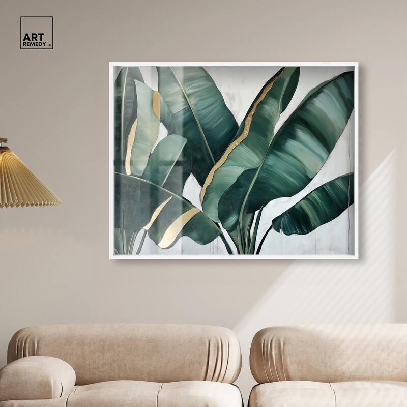 Jungle Jewel Jade I Shadowbox by Art Remedy