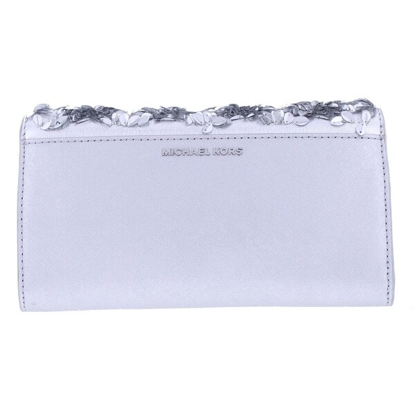 jet set large embellished leather smartphone wristlet