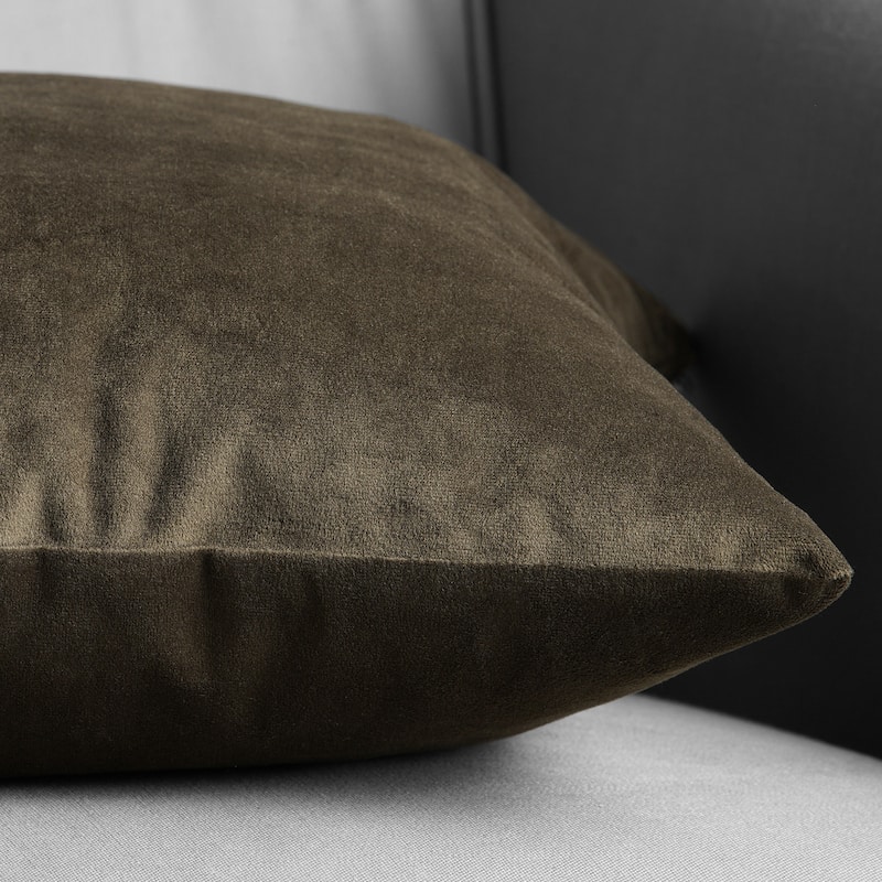 Exclusive Fabrics Signature Velvet Cushion Cover (Set of 2)