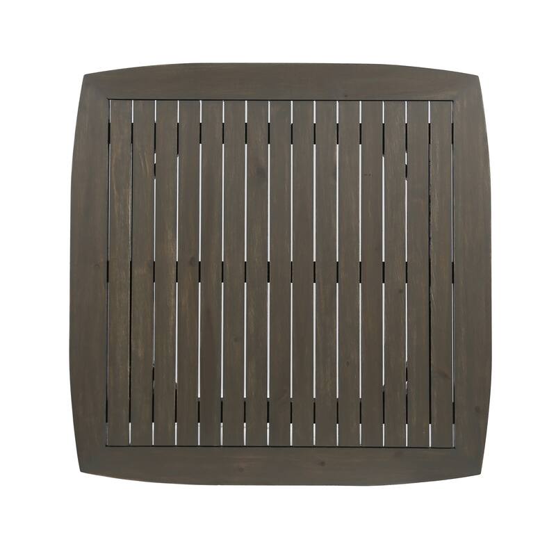 Wallace Indoor Square Acacia Wood Dining Table by Christopher Knight Home