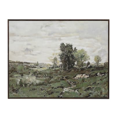 Nature 40" H x 50" W Canvas Art, Green