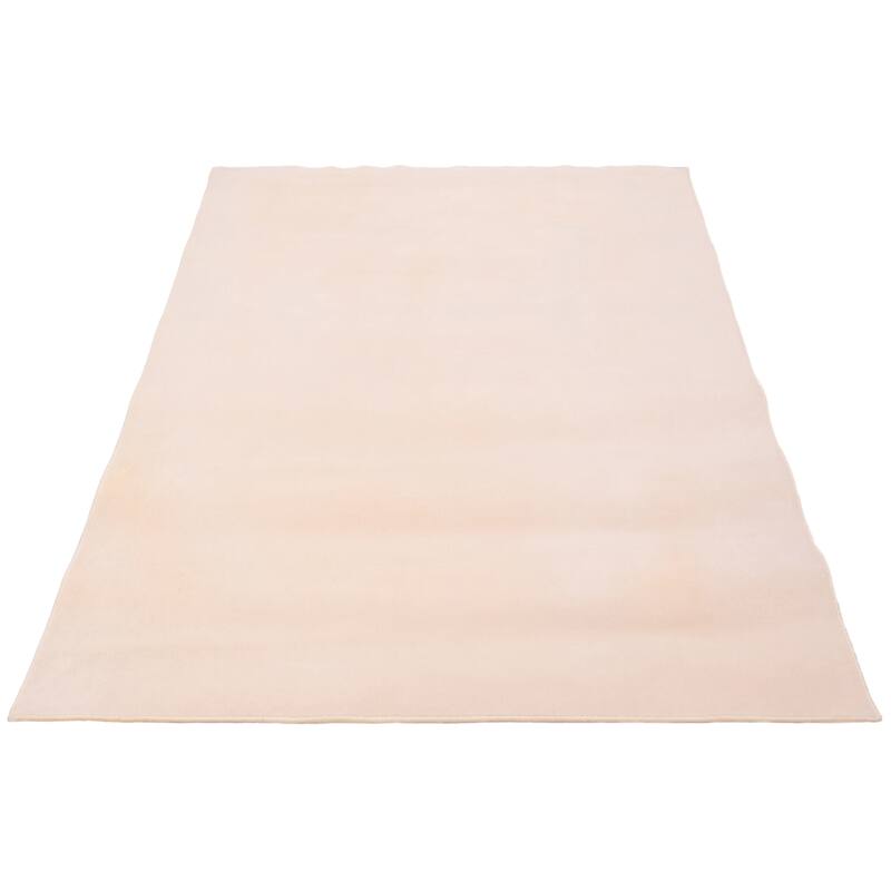 ECARPETGALLERY Machine Woven Lotus Mod Ivory Polypropylene Rug - 6'0 x 9'0