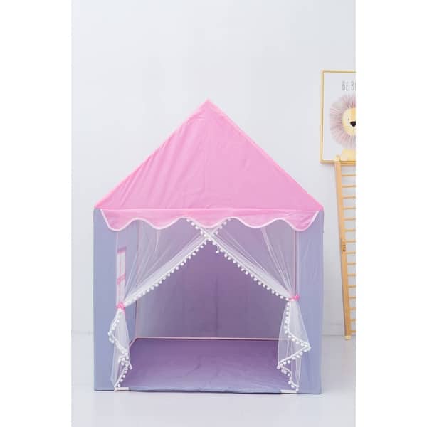 slide 2 of 5, 50 in. L x 38 in. W x 54 in. H Princess Castle Large Play House (2pc)