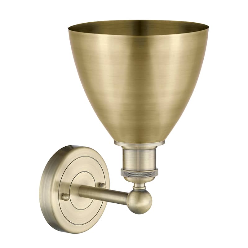 Innovations Lighting 616-1W-12-8 Metal Bristol Sconce Metal Bristol