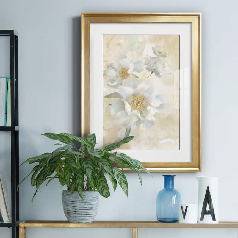Soft Peonies I Premium Framed Print - Ready to Hang