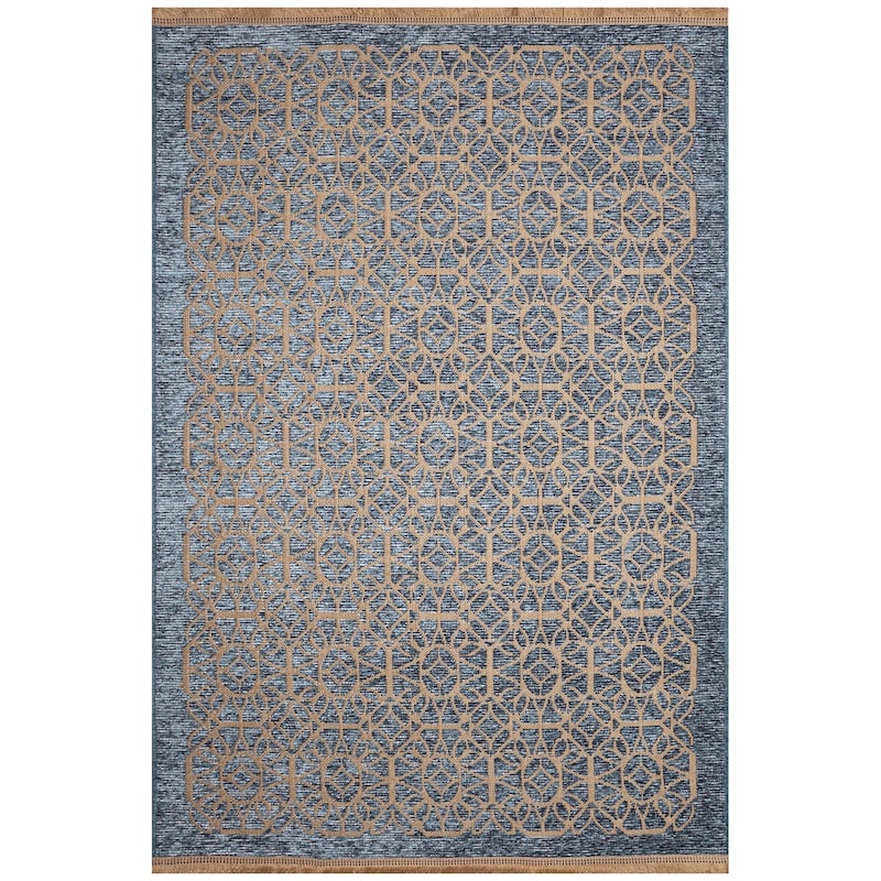 Liora Manne Mercer Tracery Indoor Rug - 3'9" x 5'3" - Blue