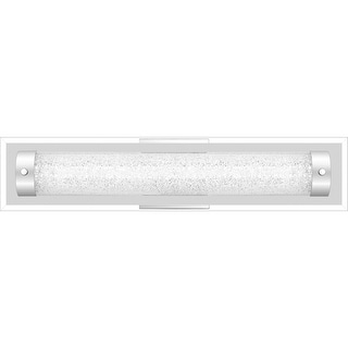 Glitz LED Bathroom Vanity Light in Polished Chrome