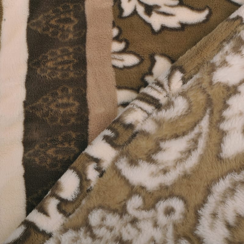 Flannel Velvet Cosafina Couch Cover Throw Blanket, 60" x 70"