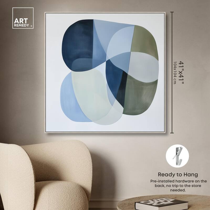 Serene Overlap II Canvas by Art Remedy