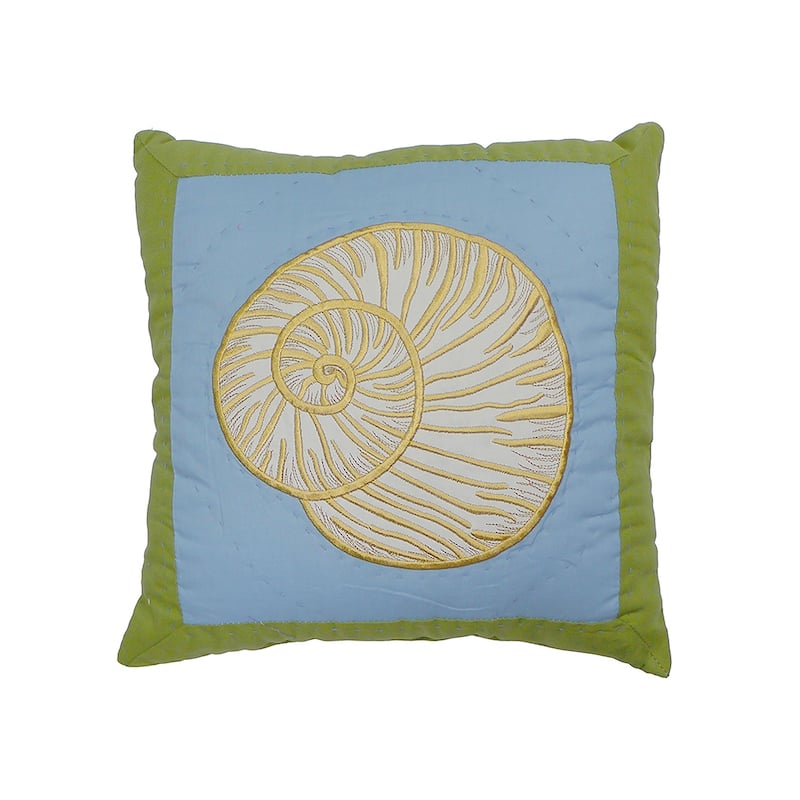 14" x 14" Treasure Needlepoint Throw Pillow