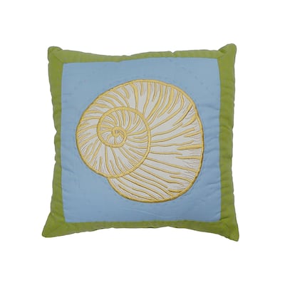 14" x 14" Treasure Needlepoint Throw Pillow