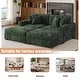 preview thumbnail 74 of 131, Oversized Chenille Modular Sectional Sofa Conversation Set with 2 Ottomans