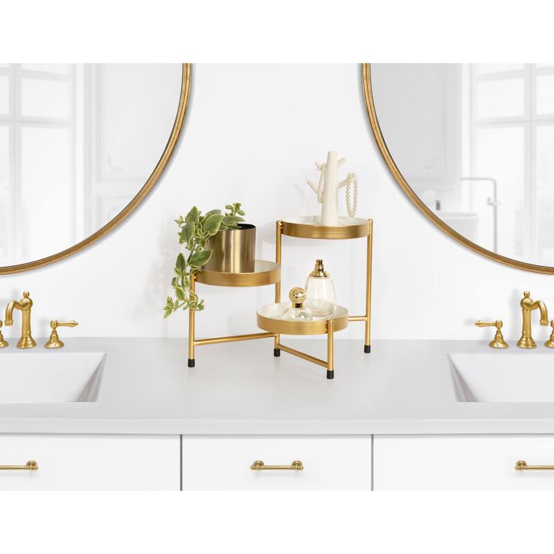 Kate and Laurel Finn Tiered Tabletop Planter - 7.25x7.25x10