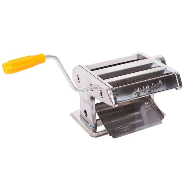 Stainless Pasta Maker: Manual Noodle Machine, Hand Operated