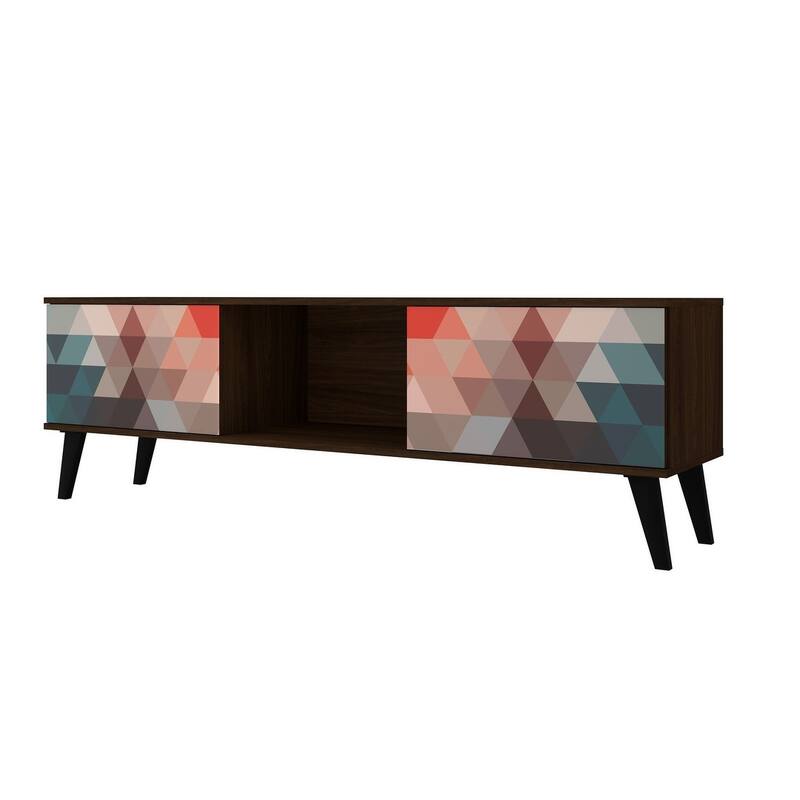 Manhattan Comfort Takajarvi Mid Century Modern Media Cabinet