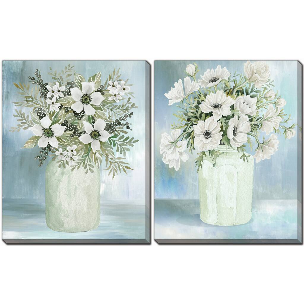 White Blooms Set of 2