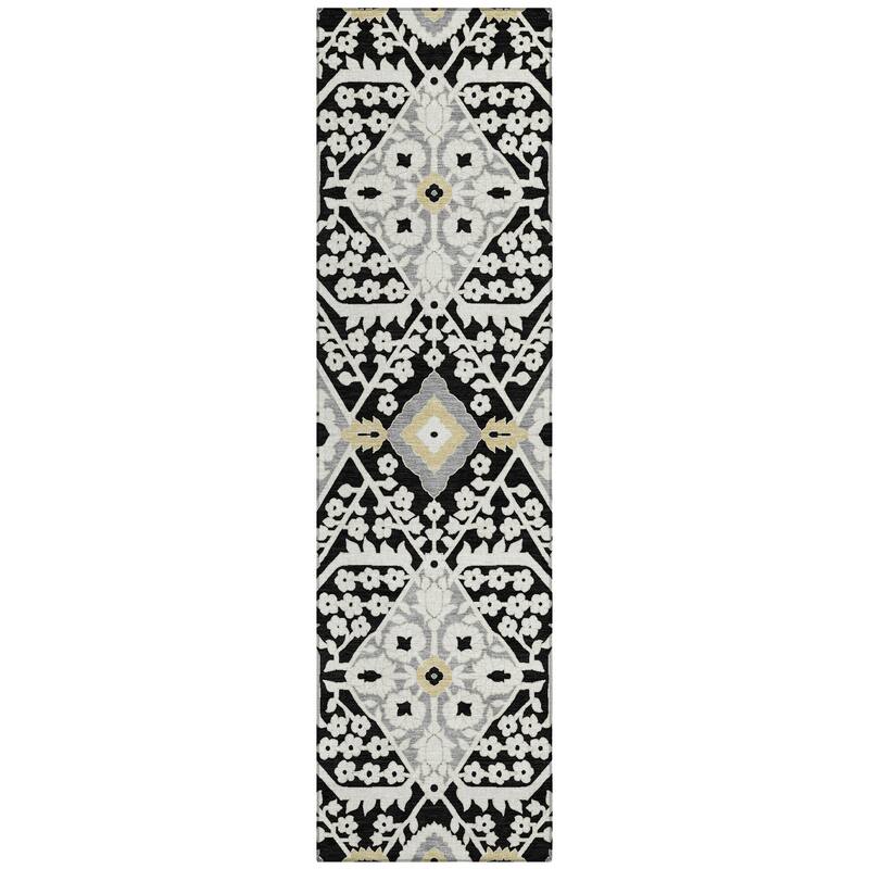 Machine Washable Indoor/ Outdoor Chantille Traditional Rug