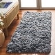 preview thumbnail 100 of 175, SAFAVIEH Handmade Rio Shag Chihoko 3.5-inch Extra Thick Decorative Rug 2'3" x 6' Runner - Light Grey - Runner