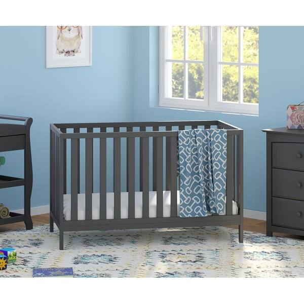 Shop Storkcraft Pacific 4 In 1 Convertible Crib Converts To Toddler Bed Daybed And Full Size Bed Jpma Certified 1 Year Warranty Overstock 26458247