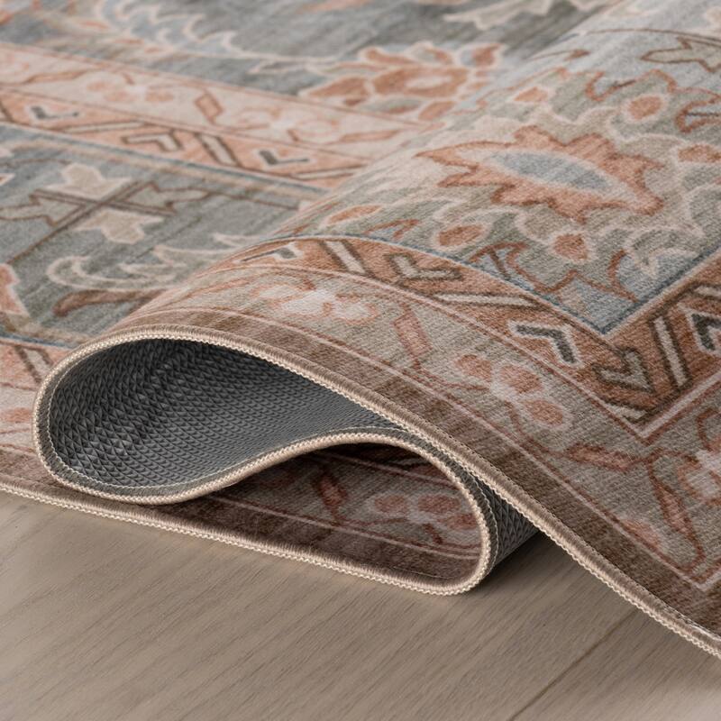 Nuloom Lioraelle Traditional Washable Area Rug