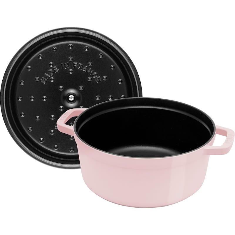 STAUB Cast Iron 4-qt Round Cocotte