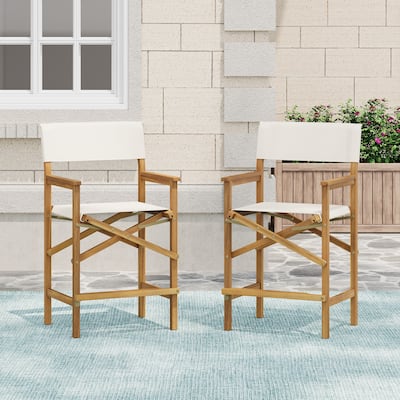 Christopher Knight Home- Jeremy Patio Wood 5 Piece Bar Set