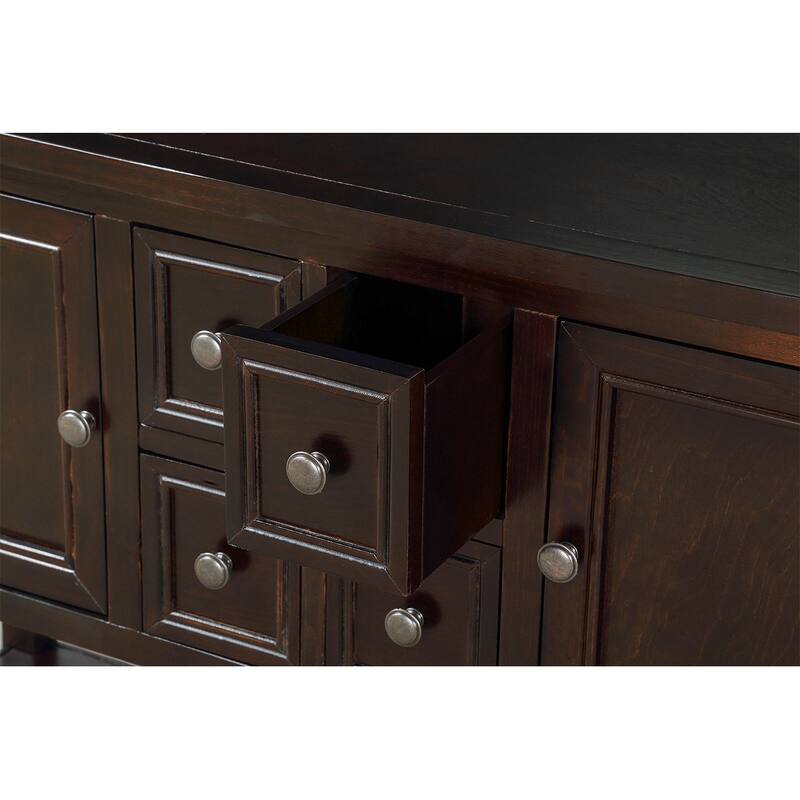Sideboard Console Table with Bottom Shelf