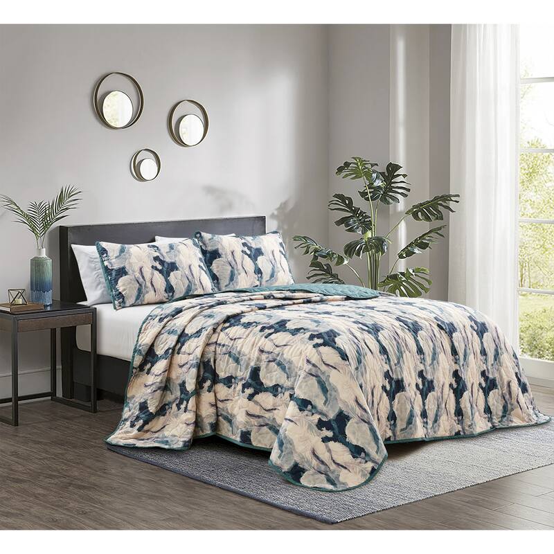 Riva Luxury 3 Piece Bedspread