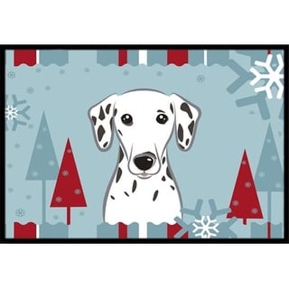 Carolines Treasures BB1706MAT Winter Holiday Dalmatian Indoor & Outdoor Mat 18 x 27 in.