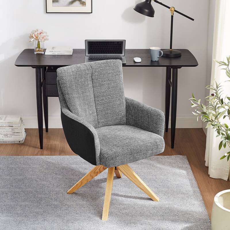 Art Leon Mid-century Modern Swivel Home Office Desk Chair