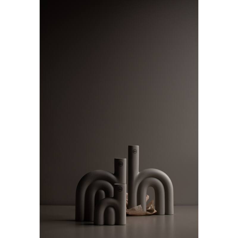 Med. ROPE Vase Sandy Mole - Sandy mole