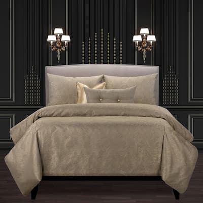 F. Scott Fitzgerald Jazz Club Bronze Luxury Duvet Cover and Insert Set