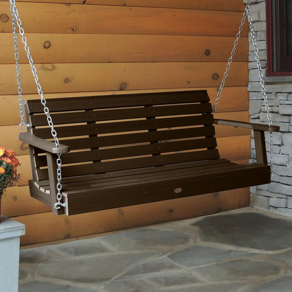 HIGHWOOD Weatherly 5-foot Eco-friendly Synthetic Wood Porch Swing