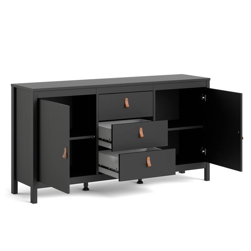 Porch & Den Madrid 2-Door Sideboard with 3-Drawers