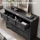 preview thumbnail 12 of 26, 7 Drawer Dresser, Wooden Chest of Drawers with Deep Drawers, 47 in Long Dressers TV Stand