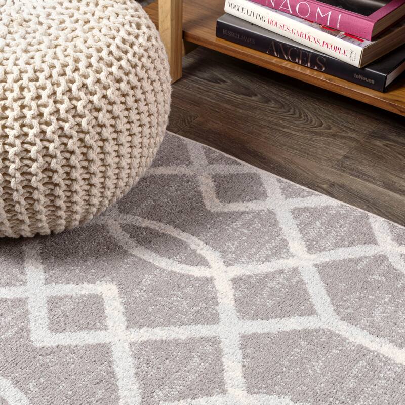 JONATHAN Y Moroccan Ogee Fretwork Area Rug