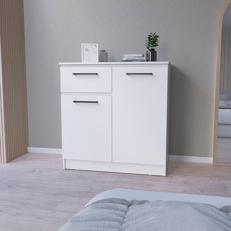 Dresser for Living Room ,Apartment, Bedroom, White