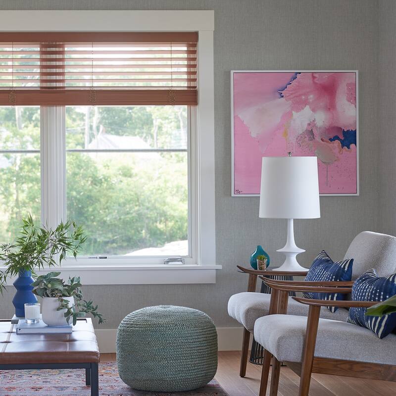 A-Street Prints Dunstan Grey Basketweave Wallpaper