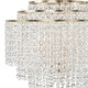 preview thumbnail 5 of 5, Gabrielle 6 Light Antique Gold Chandelier - 22'' W x 25'' H
