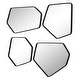preview thumbnail 6 of 6, Scandinavian Style Wall Mirrors - 20" - Black - Set of 4