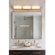 preview thumbnail 9 of 7, Varaluz Mingle Bathroom Vanity Light - Satin Brass