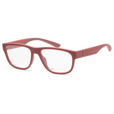 Armani Exchange Men's 56mm Matte Red Opticals