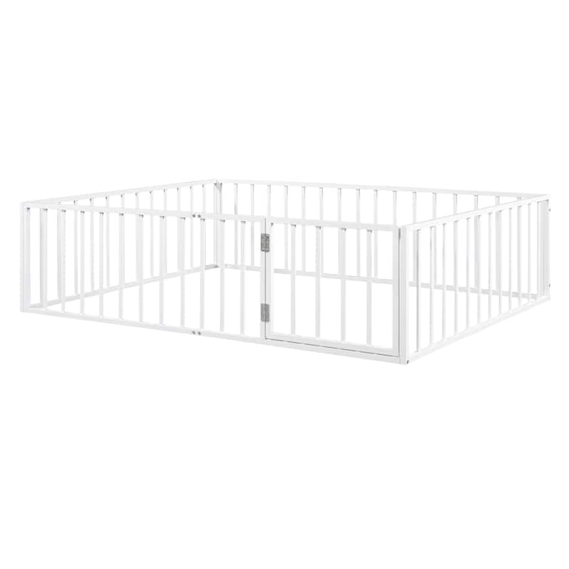 Queen Size Metal Floor Bed Frame