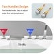 preview thumbnail 6 of 10, Waterfall Deck Mount Tub Faucet With Handheld Shower Brass Roman Bathtub Faucet Modern Tub Filler With Sprayer