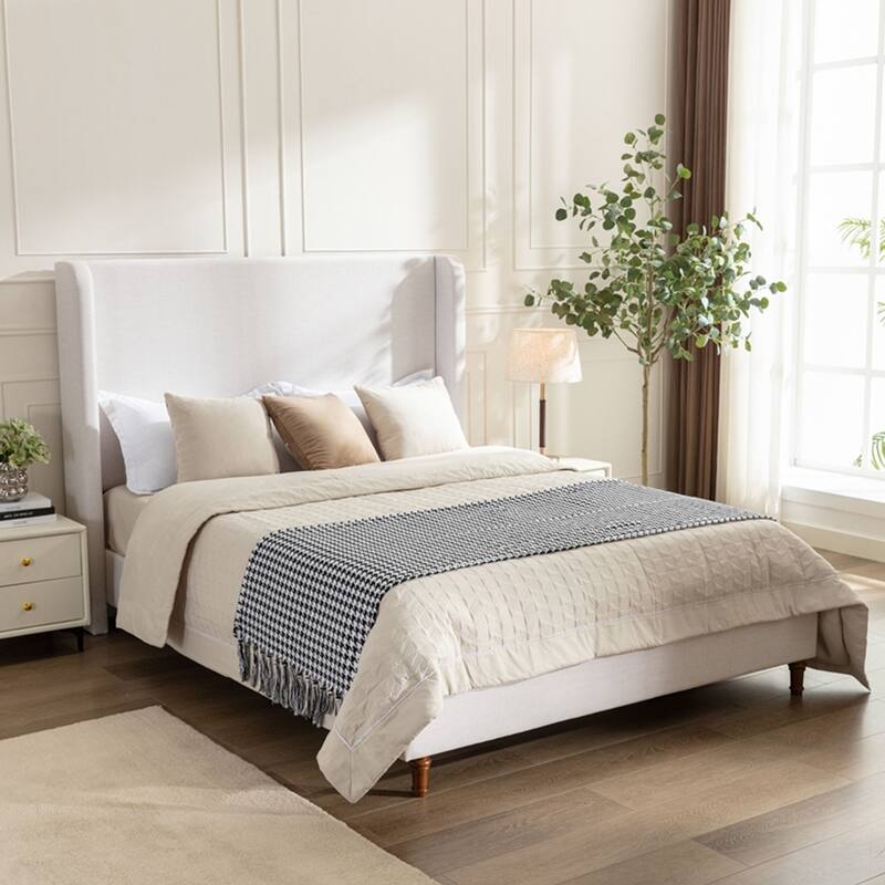 Harper Tall Headboard Upholstered Bed