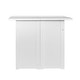 preview thumbnail 10 of 12, SEI Furniture Kleberg White Convertible Console to Dining Table