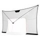 preview thumbnail 4 of 9, Black Hockey Net Backstop with Iron Frame and Sandbag Design