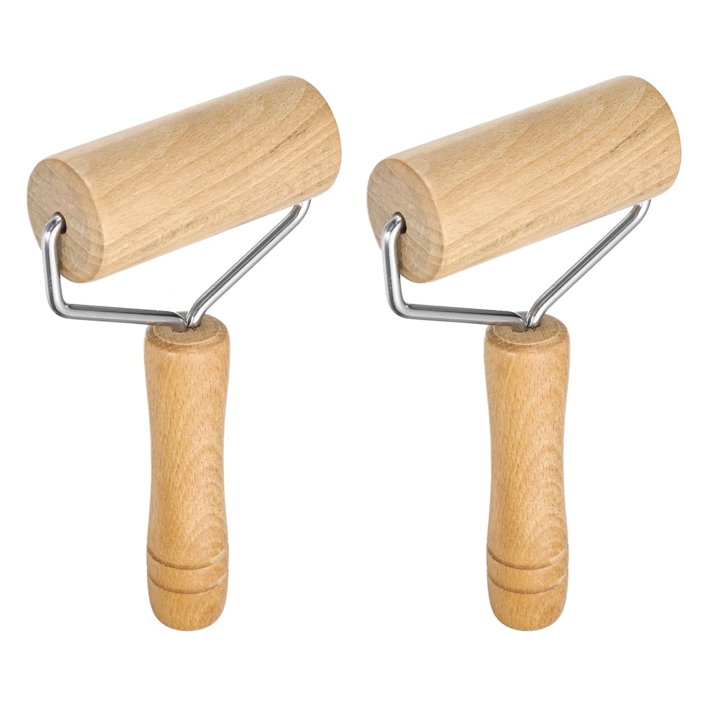 Rolling Pin 7.28" x 1.57" Y-Maple, Wood Color - Wood Color