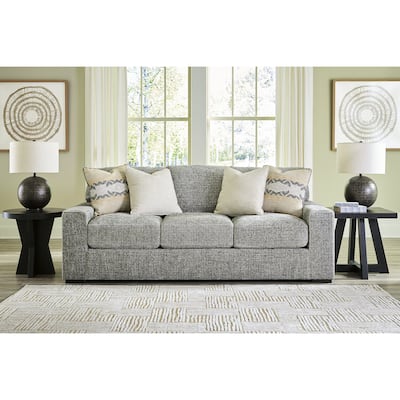 Signature Design by Ashley Dunmor Gray Sofa - 96"W x 45"D x 42"H