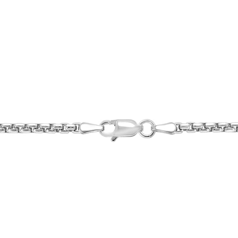 Effy Men's 925 Sterling Silver/18K Rose Gold Black Sapphire Pendant Necklace